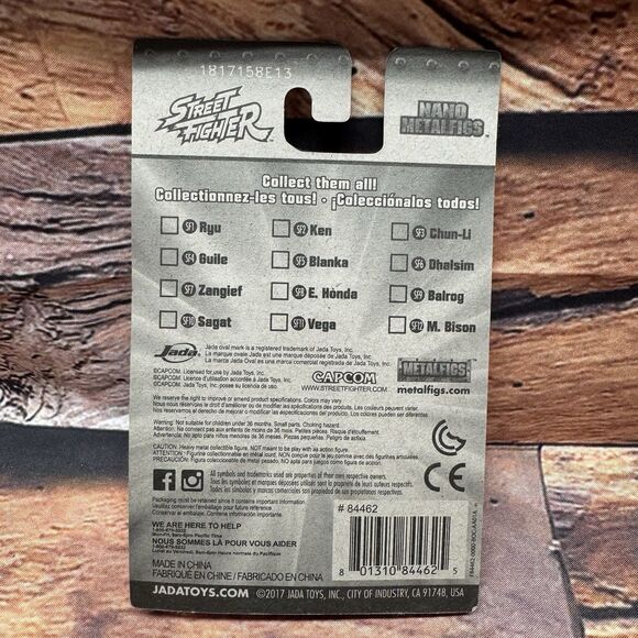 Jada Toys Street Fighter SF2 Ken Nano Metalfigs Diecast Figure Capcom MOC - Picture 3 of 7